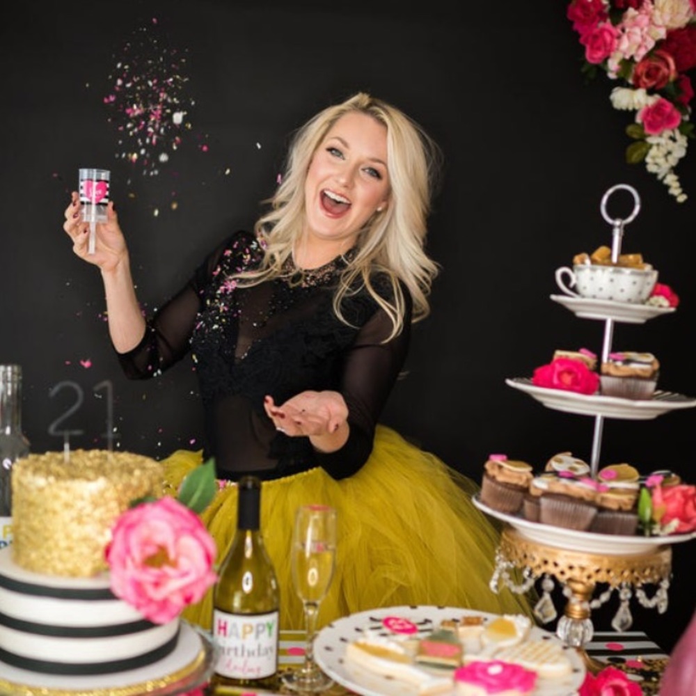 Kate Spade Inspired Custom Confetti Party Poppers
